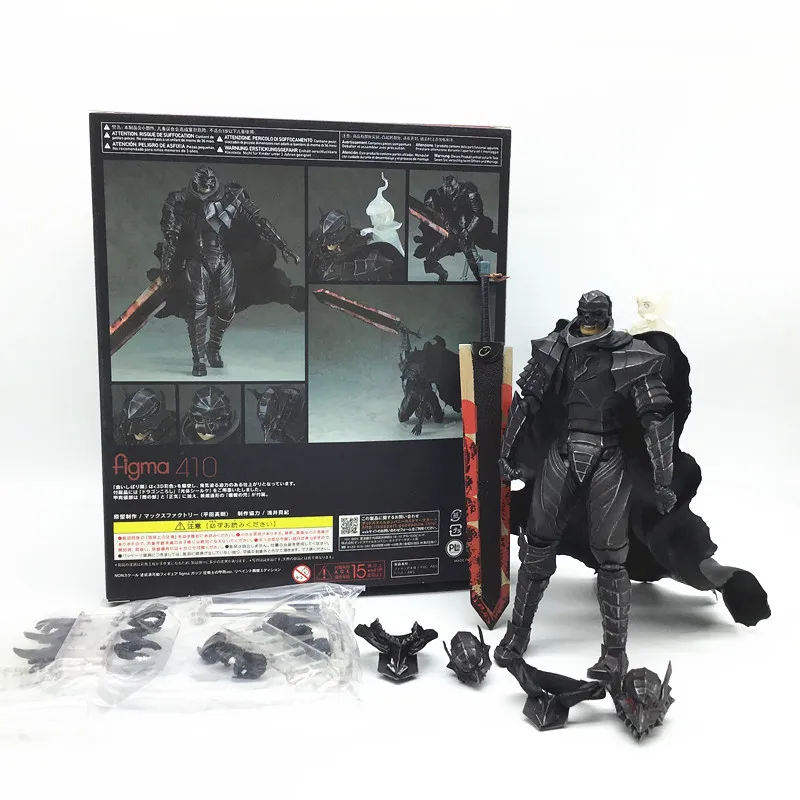 

NEW 410 Black swordsman PVC action figure Movable collection of toy gifts Doll