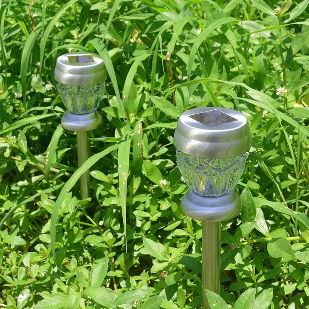 Solar Light 4 Pcs Security Street Path Way Ground Lamp Durable Colorful Color IP65 Waterproof Home Gutter Eco-Friendly Outdoor