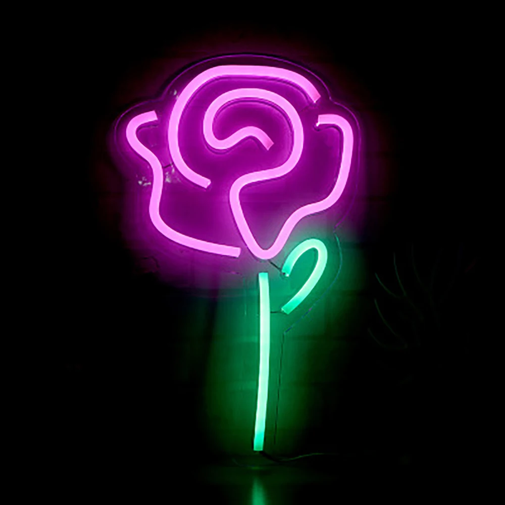 Неоновый светильник кактус ананас кокосовое дерево любовь мороженое Hello Rose банан