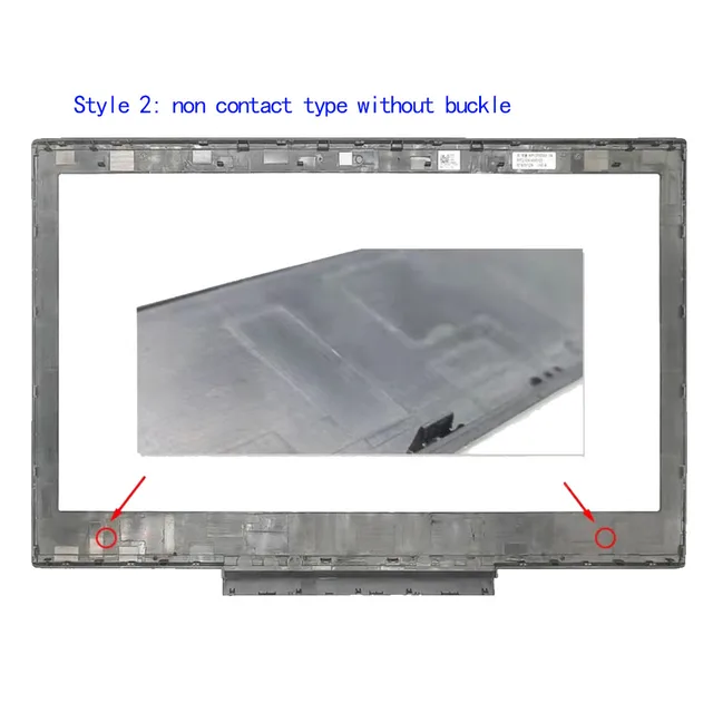 For Dell  Inspiron 15 7000 7566 7567 Laptop LCD Back Cover / Front Bezel / Palm Rest / Bottom Shell / Back Cover / Air Outlet B black cover 2
