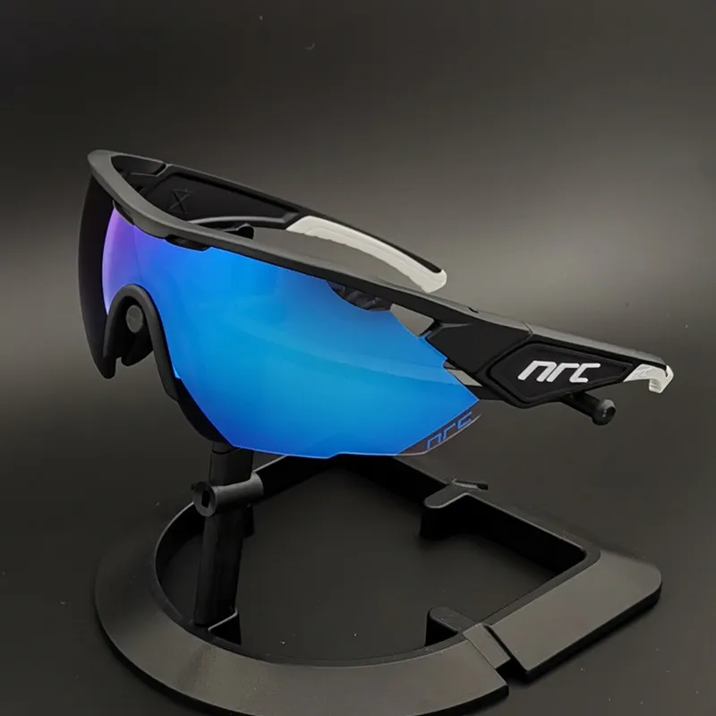 Поляризованные велосипедные очки с 3 линзами для мужчин/женщин, спортивные очки для шоссейного велосипеда, велосипедные солнцезащитные очки, MTB велосипедные очки, брендовые - Цвет: 02