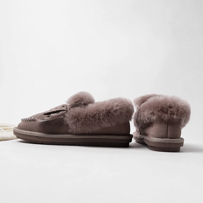 Г., зимние роскошные женские лоферы, брендовые дизайнерские Короткие Плюшевые Вьетнамки без застежки, женская обувь на плоской подошве с мехом