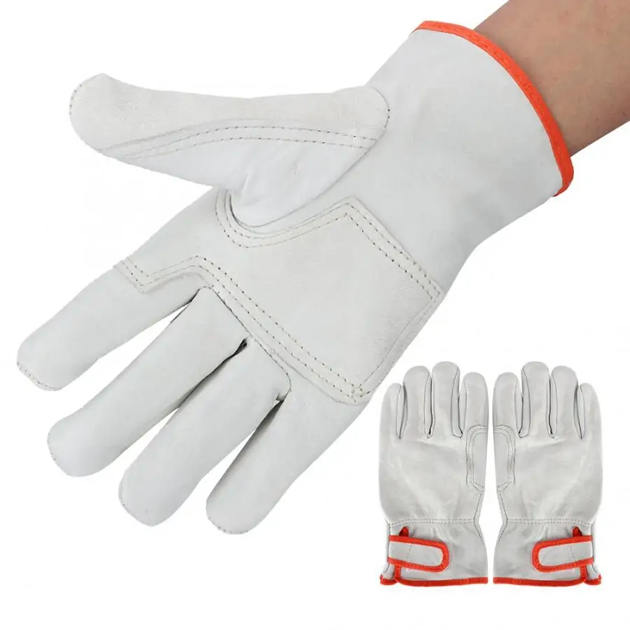 Handschuhe 1 пара защитных перчаток, антистатические, анти-порезы, Нескользящие, ESD овечья кожа сварочные перчатки анти-износ тепловой безопасности