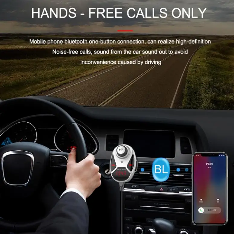 Bluetooth, двойной USB, fm-передатчик, аудио, Автомобильный MP3-плеер, беспроводной, в автомобиле, FM модулятор, Handsfree, автомобильный комплект с автономным динамиком