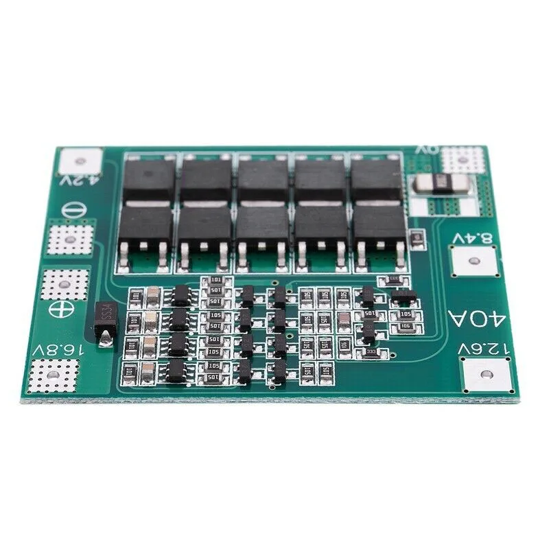 2 шт. 4S 16,8 в 18650 литиевая батарея зарядное устройство Защитная плата PCB BMS 40A модуль
