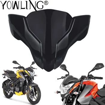 

For BAJAJ Pulsar NS200 NS 200 Motocycle Accessories Pastic Protective Windshield Motobike flectors WindScreen Wind Shield Screen