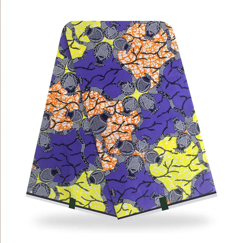 Африканская ткань Анкары модная Настоящая с восковой печатью воск настоящий для