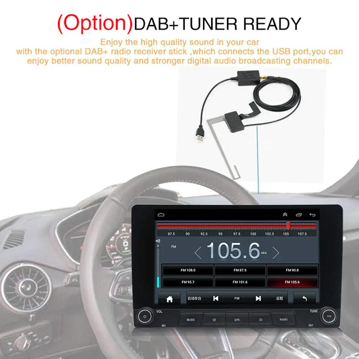12V 10,1 дюймов gps-навигатор для машины навигация android FM bluetooth с сенсорным экраном автомобильное радио для автомобильной навигации