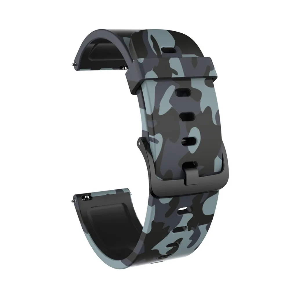 Camo Grey Vivoactive 3 ремешок для часов 20 мм силиконовый водонепроницаемый ремешок для Garmin Vivoactive 3, Forerunner 645/645 музыка - Цвет: Camo Grey