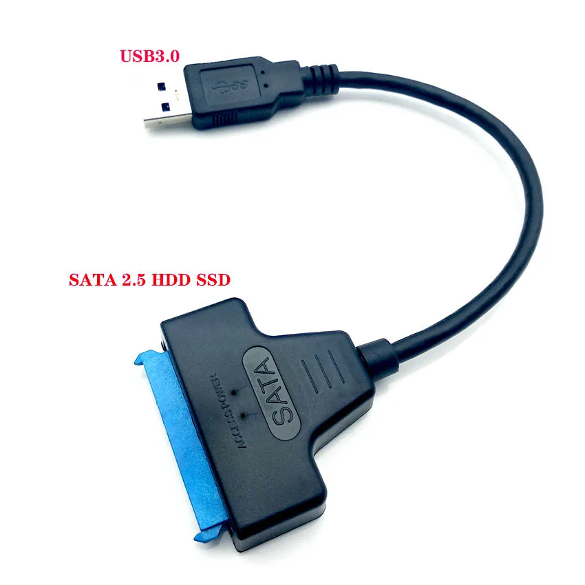 USB 3,0-2," SATA 3 Кабель-адаптер для жесткого диска SATA к USB 3,0 конвертер для SSD/HDD-Кабель-адаптер для жесткого диска