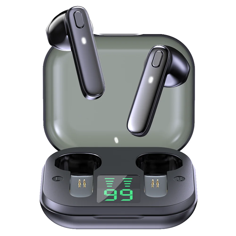 R20 TWS Earphone Bluetooth Wireless Headset Waterproof Deep Bass Earbuds True Wireless Stereo Headphone With Mic Sport Earphone
