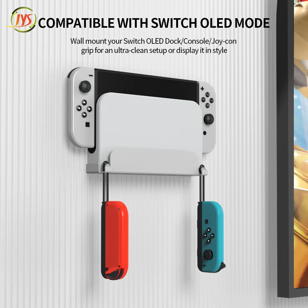 Suporte de Suporte de Parede Protetor para Nintendo Switch Console Dock Suporte Nitendo Interruptor Oled tv Doca Acessórios - Image 3