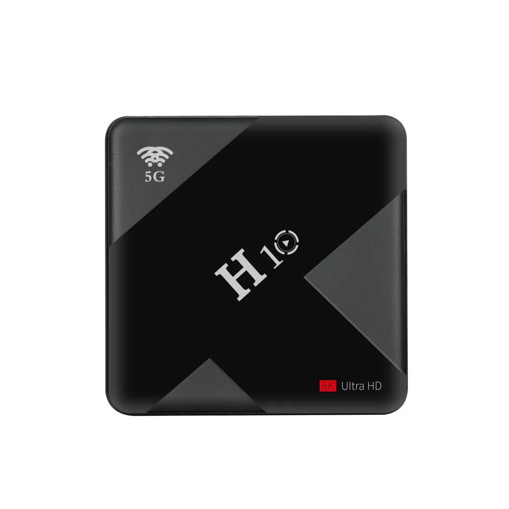 H10 Смарт ТВ коробка Android 9,0 ТВ коробка 4 Гб 64 Гб Allwinner H6 четырехъядерный 2,4 и 5G Wi-Fi YouTube 6K H.265 USB3.0 Netflix телеприставка