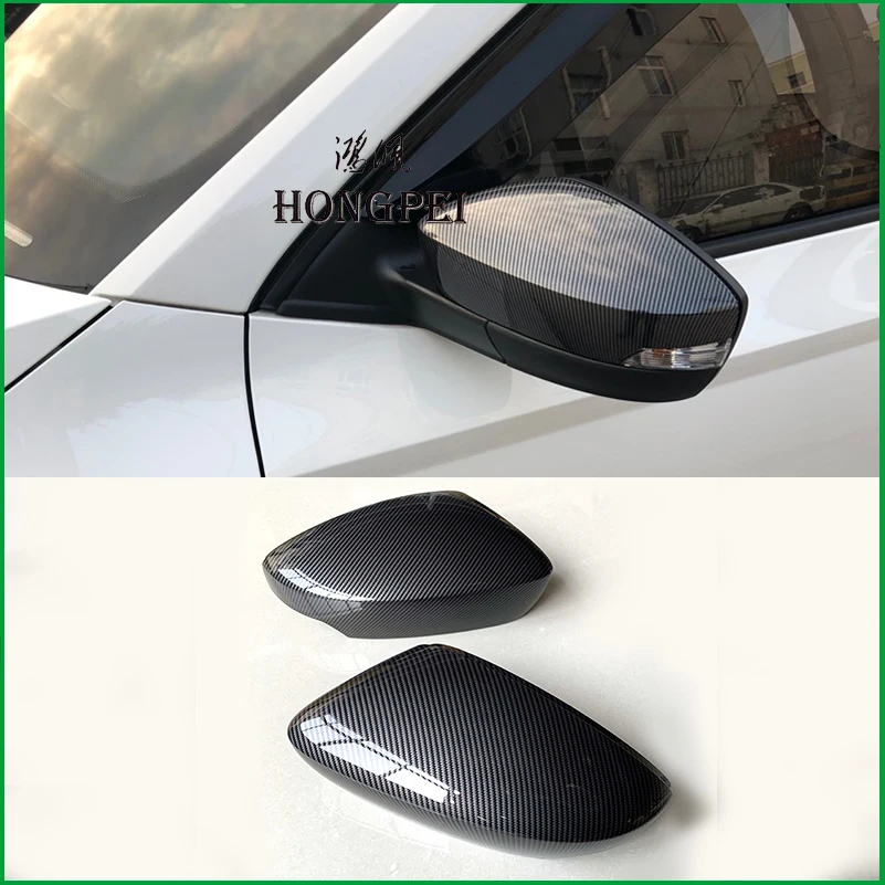 

Car Door Side Rearview Mirror Cover Trim For Skoda Fabia Rapid 2015-2019 Rearview Mirror Cover Shell Housing car accessories