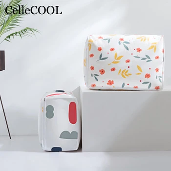 

Square quilt storage bag finishing clothes quilt big bag household clothing moisture-proof moving luggage packing bag