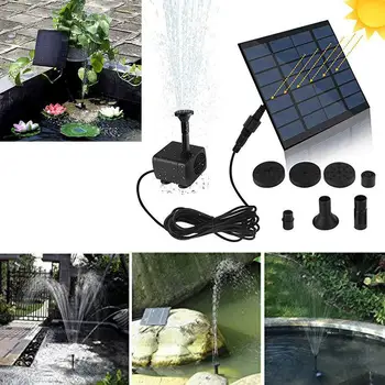 

Solar Fountain Watering kit Power Solar Pump Pool Pond Submersible Waterfall Floating Solar Panel Water Fountain For Garden