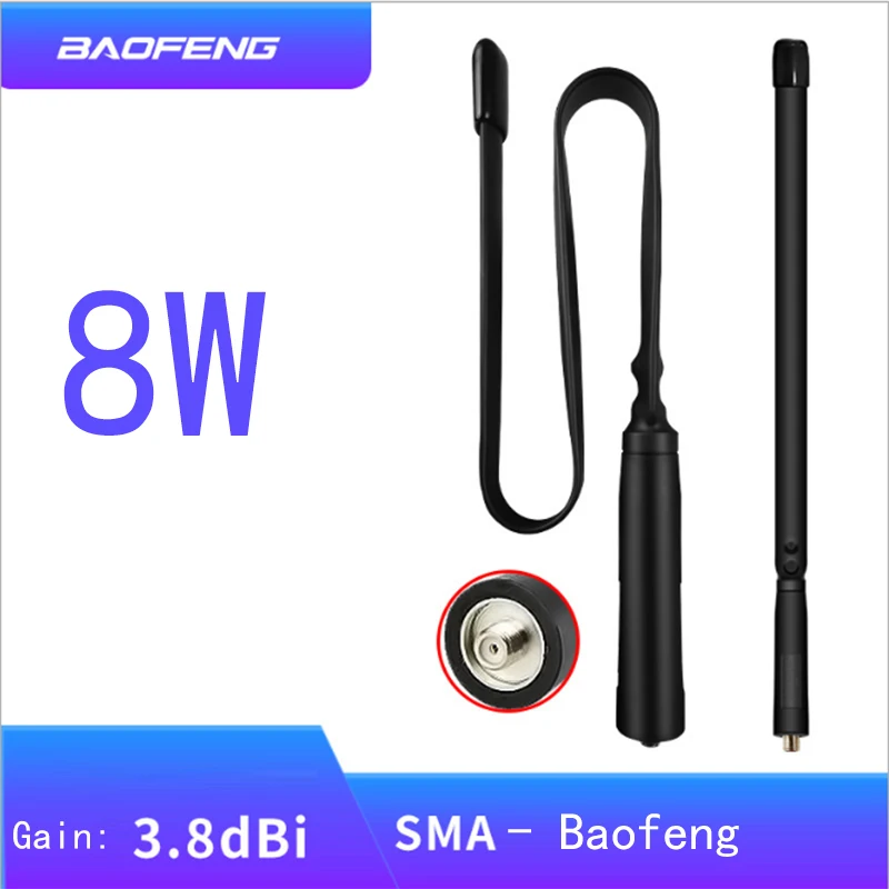 

baofeng CS Tactical Antenna SMA-Female Dual Band VHF UHF Foldable For Walkie Talkie Baofeng UV-5R UV-82 UV5R pofung uv82