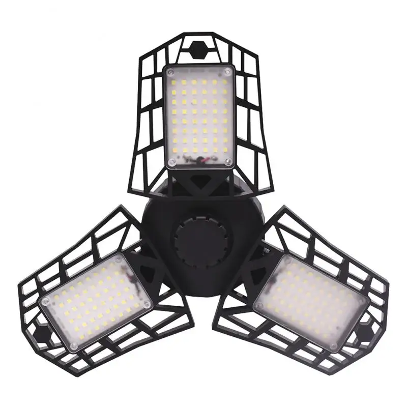 Деформируемый общий светильник ing супер яркий E26/E27 60 Вт UFO 144LED High Bay светильник для гаража 8000лм для складов потолочный светильник