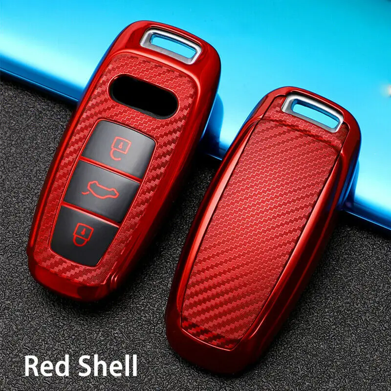 Cover chiave telecomando per Audi A6 A7 A8 Q8 e-tron C8 D5 A8L A6L 2018 2019 - H3dcb797b23d649368531460b9a17924fJ