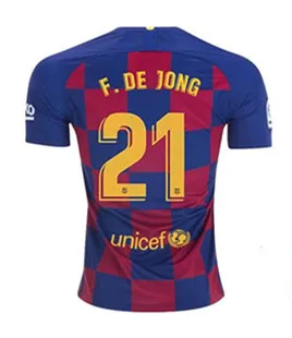 19 20 Barcaed Jersey soccer для взрослых DE JONG GRIEZMANN MESSI SUAREZ ARTHUR COUTINHO VIDAL I. RAKITIC famelonaea jersey - Цвет: Розовый