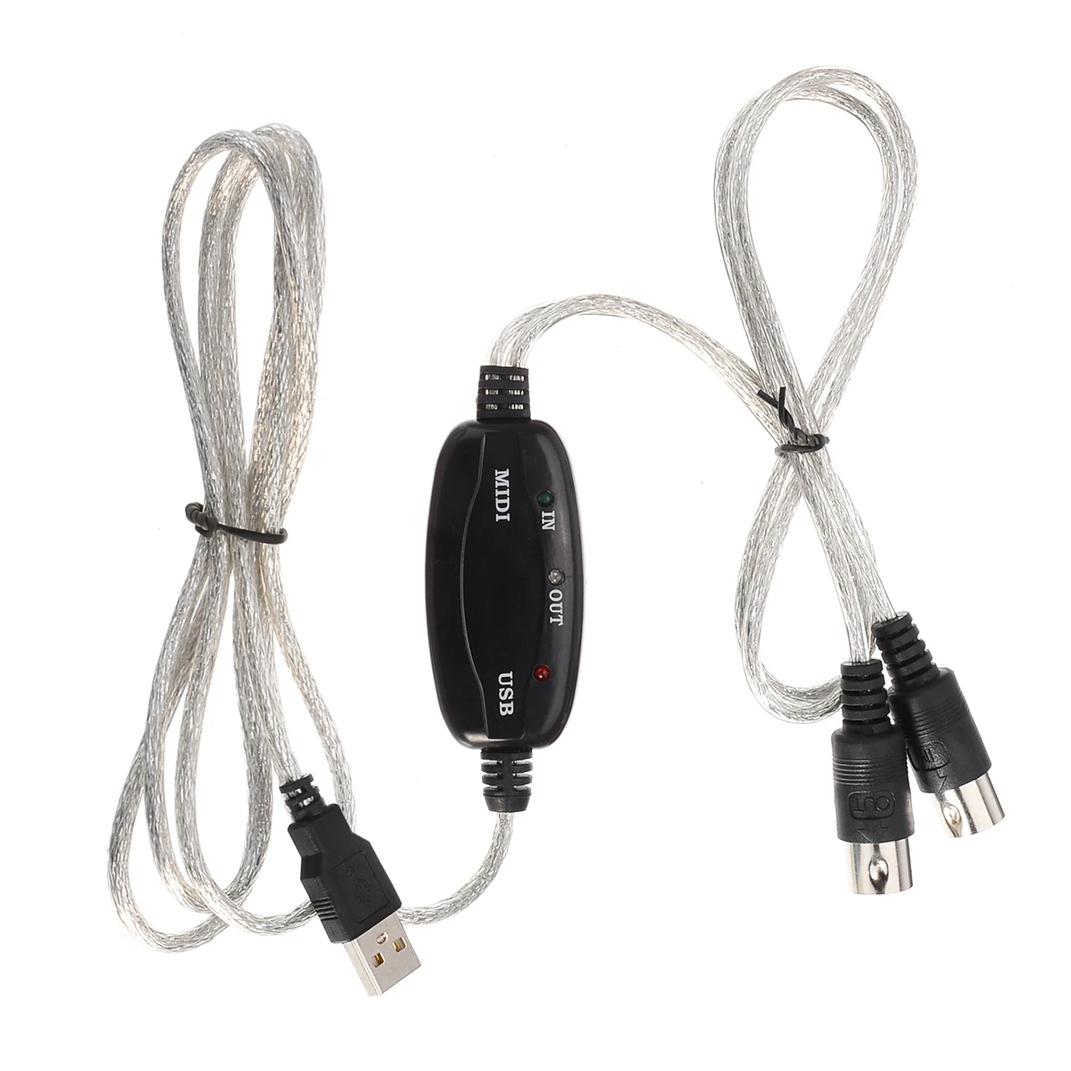 1,8 м MIDI интерфейс к USB кабель конвертер соединитель ПК к синтезатору музыкальная клавиатура кабель адаптер Разъем для домашней музыкальной студии