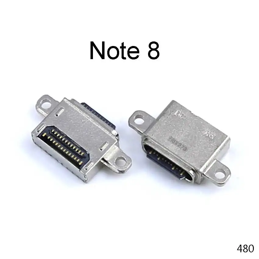 2 шт. для samsung J1 J3 J5 J7 S3 i9300 P5200 S6 край S7 S8 S9 S10 Note 4 5 8 9 зарядки Порты и разъёмы Micro штепсельное гнездо USB разъем - Цвет: Note8