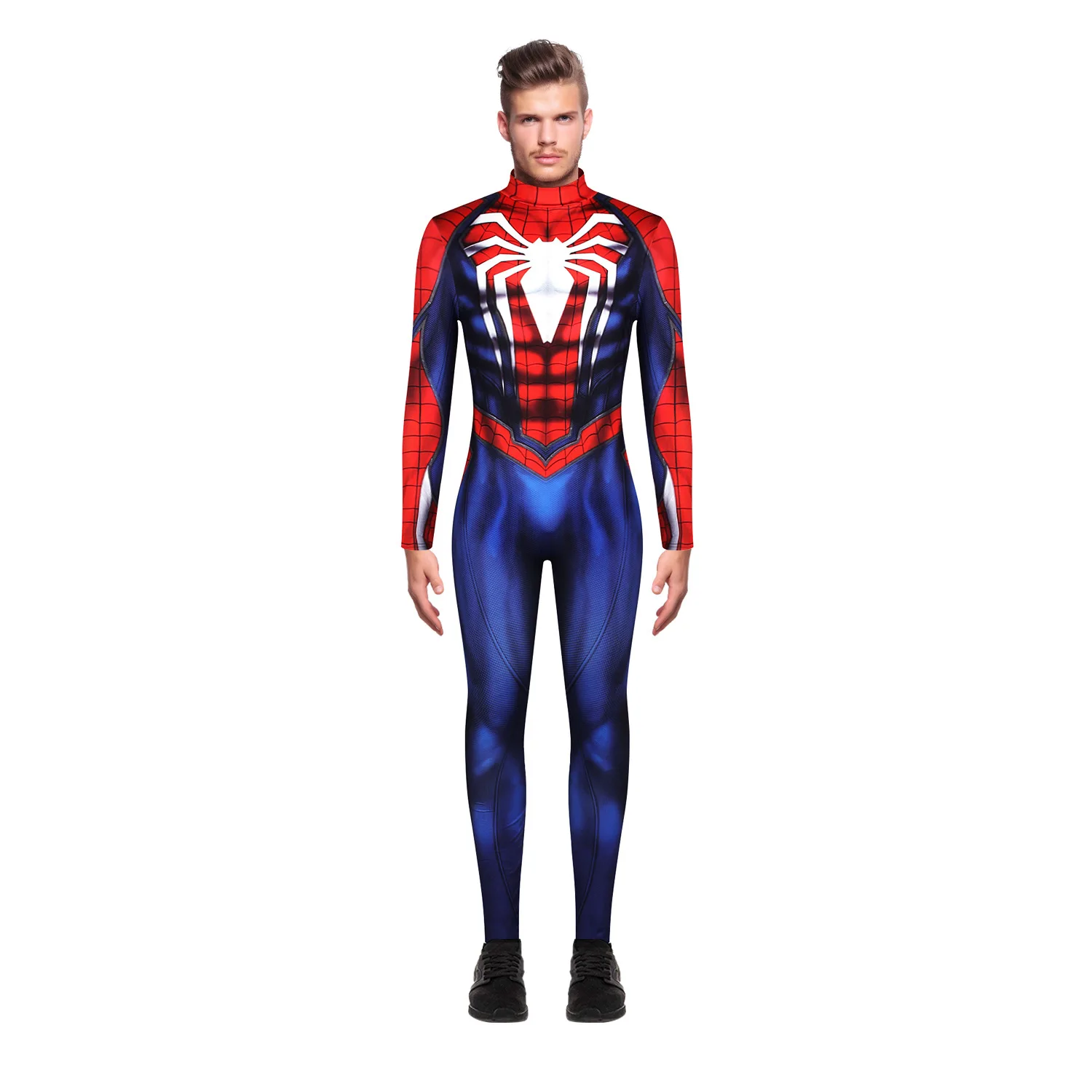 Новые костюмы для косплея Человека-паука, вдали от дома, Питер Паркер, зентай, костюм, боди для взрослых и детей, костюм Человека-паука, костюм супергероя, комбинезоны - Цвет: F