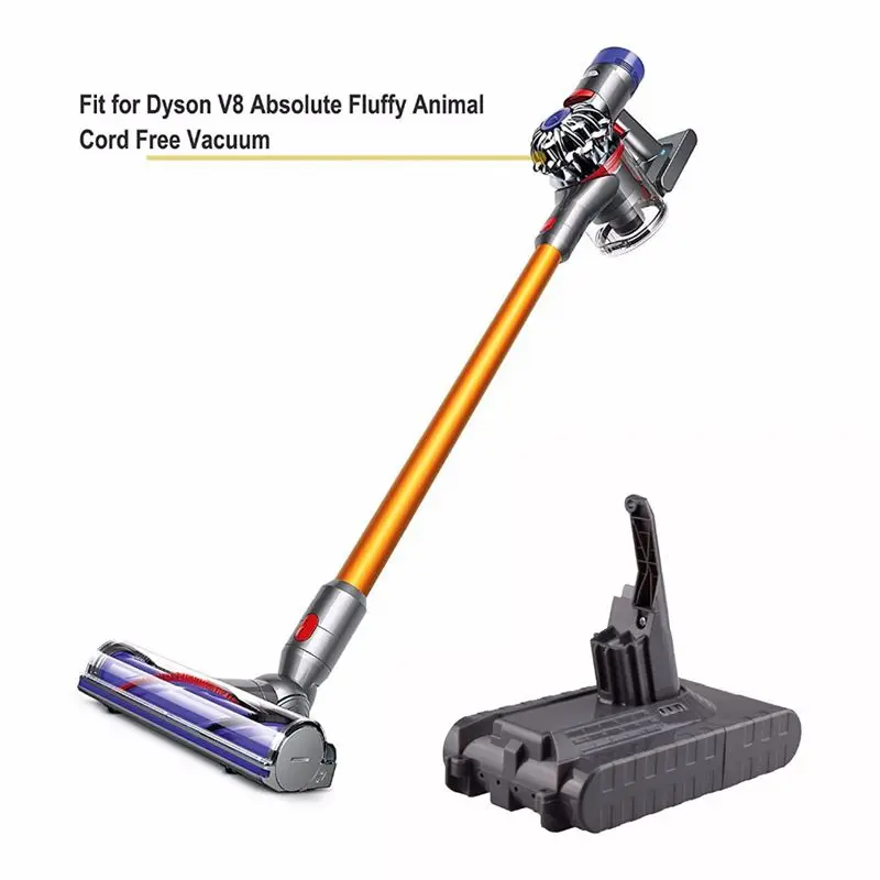 Новая V8 3500Mah 21,6 V батарея для Dyson V8 батарея абсолютная V8 животных литий-ионный Пылесос аккумуляторная батарея 3.5Ah