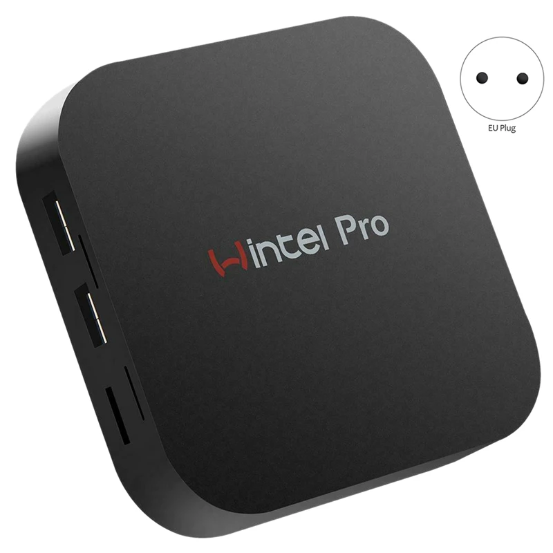 Mini PC Windows10 Wintel Pro Atom Intel Quad Core Z8350 1.84GHz 4GB/64GB Dual 2.4G/5G WIFI 100M LAN