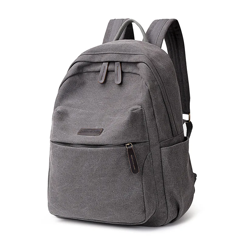 

-Style Anti-Theft Backpack Women's Korean Women's Casual Canvas Backpack Large Capacity Travel Computer Bag Schoolbag