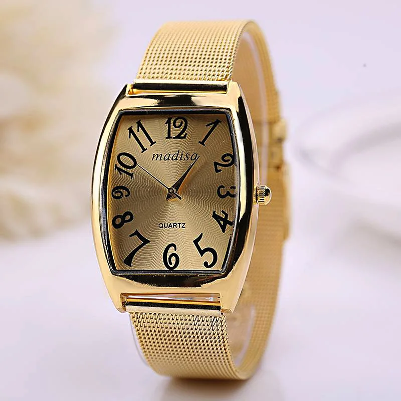

Hot Selling Thread Mesh Belt Rectangular Head New Style Watch Fashion Hot Selling Watch Ladies' Watch Hot Selling