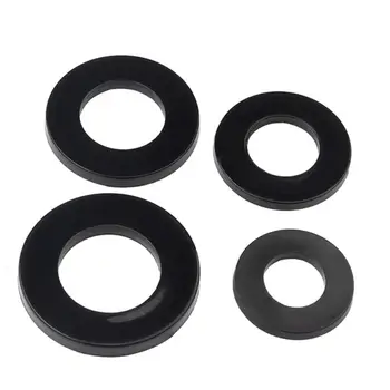 

Carbon Steel Flat Machine Washer Plain Black Washer Furniture Gaskets Y98E