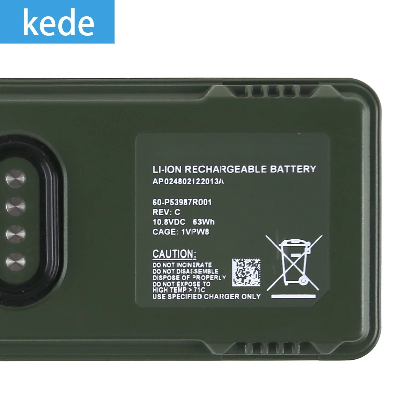 Kede 10,8 V 63Wh AP024802122013A для общей динамики общая динамика PRC-154A стрелок радио аккумуляторная батарея