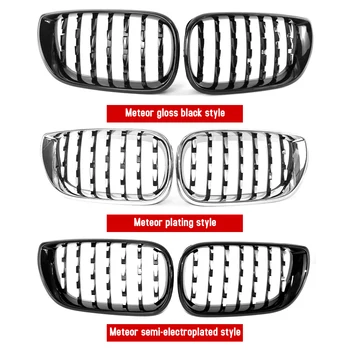 

Hot Car Front Dual Kidney Grill Grille Facelift Meteor Style Fit for BMW E46 3 Series 320i 325i 330xi 325xi 2002-2005