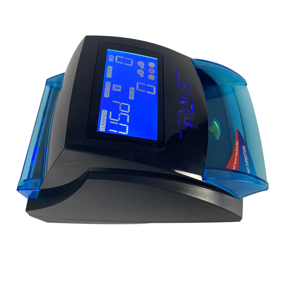 Israeli Shekes Money Counter Fake Notes Detector With 4 Sides Insertion Money Detector uv money detector