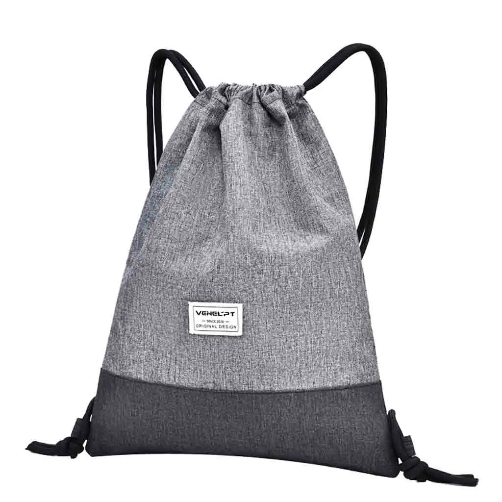 Школьная сумка с кулиской для спортзала Cinch Sack Холщовая Сумка для хранения рюкзак сумка для студентов Mochila Masculina# T2
