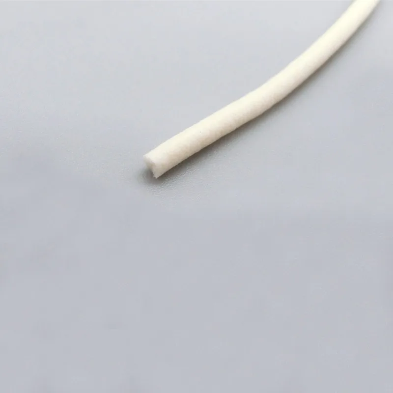 Foamed Silicone Rubber Seal Strip Silicon Sponge Cord Round Solid VMQ Dia.1 2 3 4 4.5 5 6 7 8 9 10 11 12-30