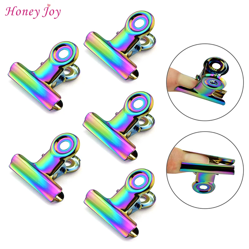 

5 pcs/lot Poly Nail Gel Tips Clip UV LED Quick Building Finger Extension Metal Builder Nail Gel Lacquer Manicure DIY Tools