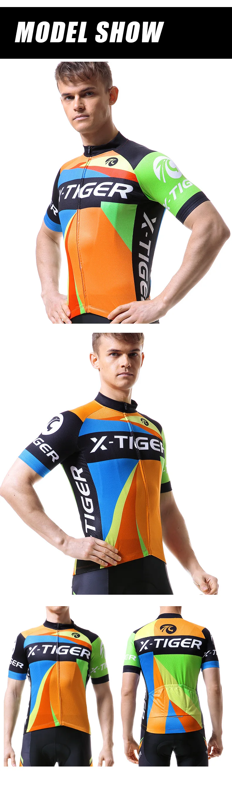 Одежда для верховой езды X-Tiger, одежда для езды на горном велосипеде, мужская верхняя одежда для велоспорта, мужская летняя футболка для верховой езды