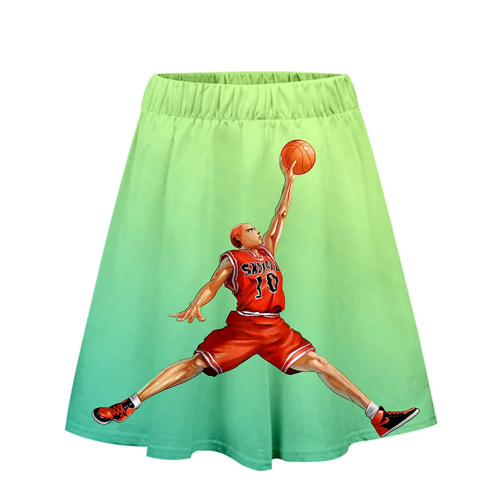 SLAM DUNK юбка Harajuku Повседневная стиль Harajuku Pop SLAM DUNK юбки новые сексуальные Kpops женские повседневные юбки