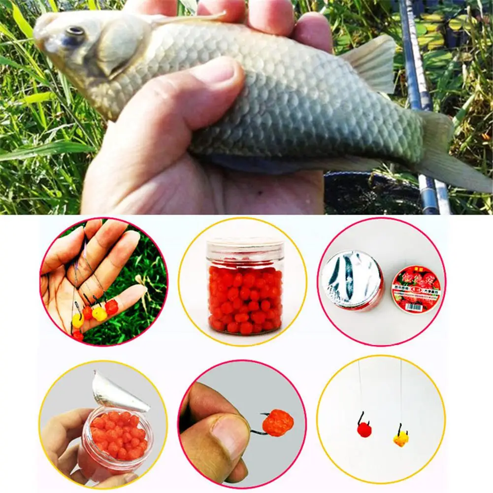 

Bubble Ball Granule Fishing Bait Floating Fragrant Lure Accessory For Catching Carp Herring Bream Catfish
