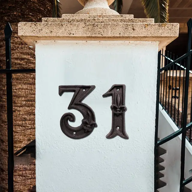 40 Rustic Cast Iron Letter Alphabet A-z, 0-9, &, Antique Metal House Door  Numbers Numerals Letters Home Wall Mount Decoration - Plaques & Signs -  AliExpress