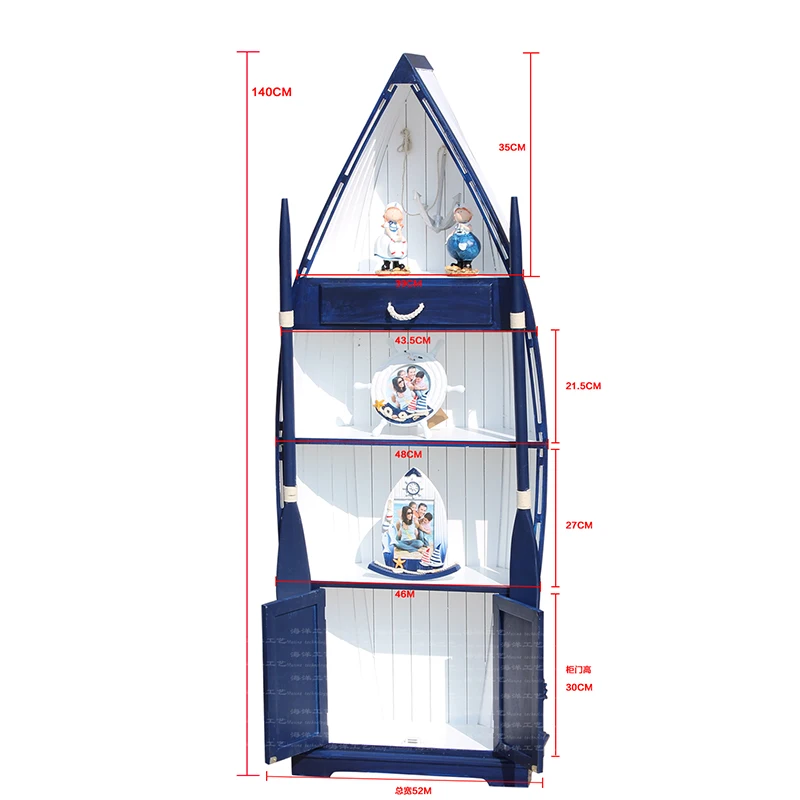 Украшение для дома в средиземноморском океане, 1,4 м, шкафы для винного шкафа, шкафчик для хранения, украшение для шкафа, аксессуары для мебели