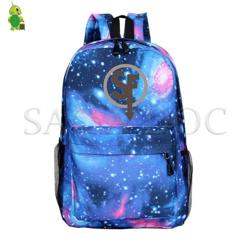 13 Sally Face Mochila рюкзак с рисунком галактики пространства для подростков, школьные сумки для женщин и мужчин, рюкзак для ноутбука, рюкзак для путешествий, детские сумки для книг - Цвет: 13