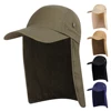Men UPF 50+ Sun Protection Cap Wide Brim Fishing Sun Cap Hat with Neck Flap Fishing Hiking Beach Hats Anti UV Sun Cap 1