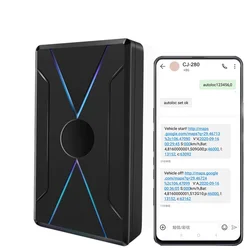 Imán de coche 2G, rastreador GPS, monitor de voz, seguimiento de ubicación de inicio y parada, movimiento de choque, alarma de llamada SMS en tiempo Real, sistema gratuito de 24000mAh
