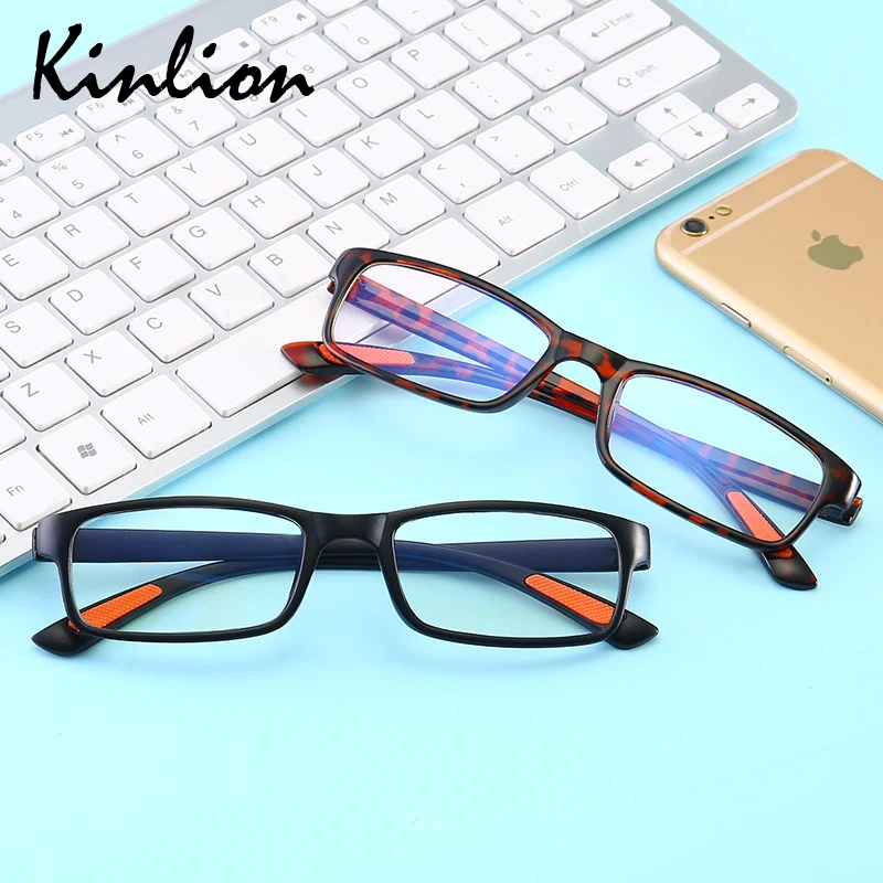 Kinlion, анти-голубые очки для чтения, мужские очки, квадратные, синий светильник, очки для дальнозоркости, компьютерные очки по рецепту для женщин