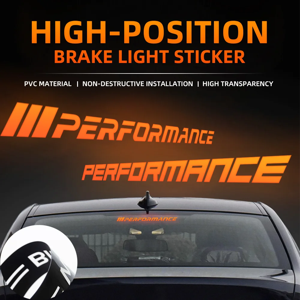 Автомобильный стоп светильник ПВХ наклейка для BMW M Performance E90 E92 F30 G20 G28 F32 F34 F36 F18 G30 G11