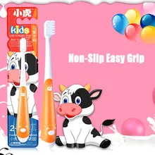 Детская зубная щетка с мягкой щетиной, зубная щетка с животными из мультфильмов, чистящие зубы, уход за полостью рта, зубная щетка, инструмент, зубная щетка