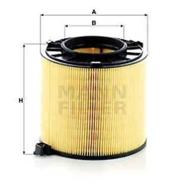 Фильтр воздушный H142 D170 d104\ Audi Q5 2.0TFSI 16 MANN-FILTER